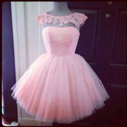 Custom Made Pink Sweet Dress,prom Dress,formal..