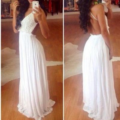 Custom Made 2015 Sexy Long Prom Dresses ,Women Evening Dresses,backless prom dress,lace prom dress