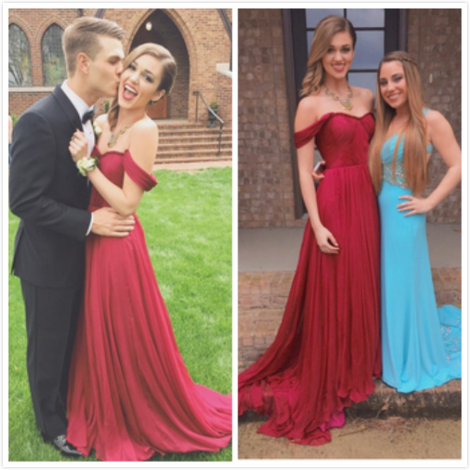 Red Prom Dress and Date